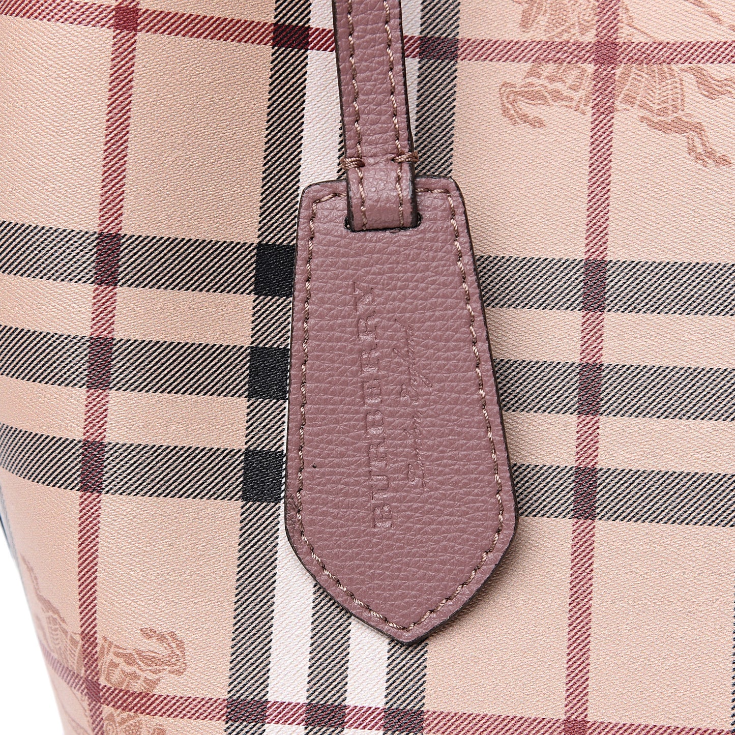 Haymarket Check Colours Small Lorne Bucket Crossbody Light Elderberry