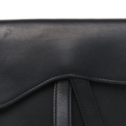 Christian Dior Ultra Matte Calfskin Saddle Belt Bag Black 7 of 10
