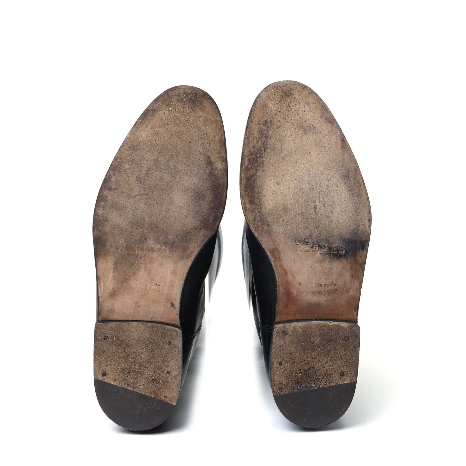 Hermes Box Kelly Jumping Boots 35 Black 6 of 9