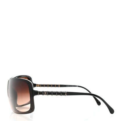 Chanel Studded Square Sunglasses 6036 Black 3 of 7