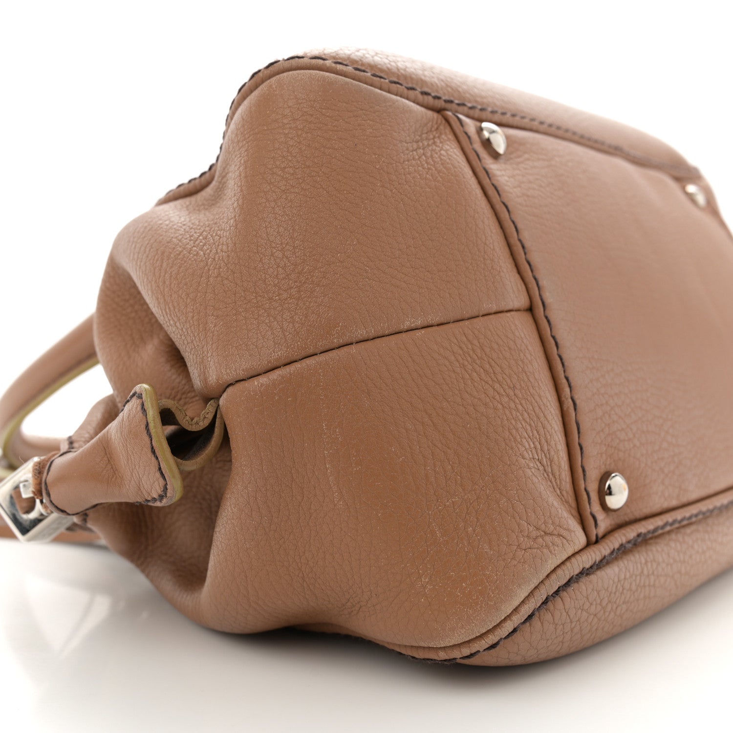 Chanel Calfskin Tassel Bowler Light Brown 9 of 15