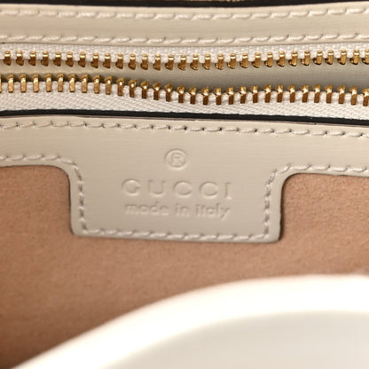 Gucci Boarded Dyana Lux Calfskin Small Jackie 1961 Hobo Mystic White 7 of 10