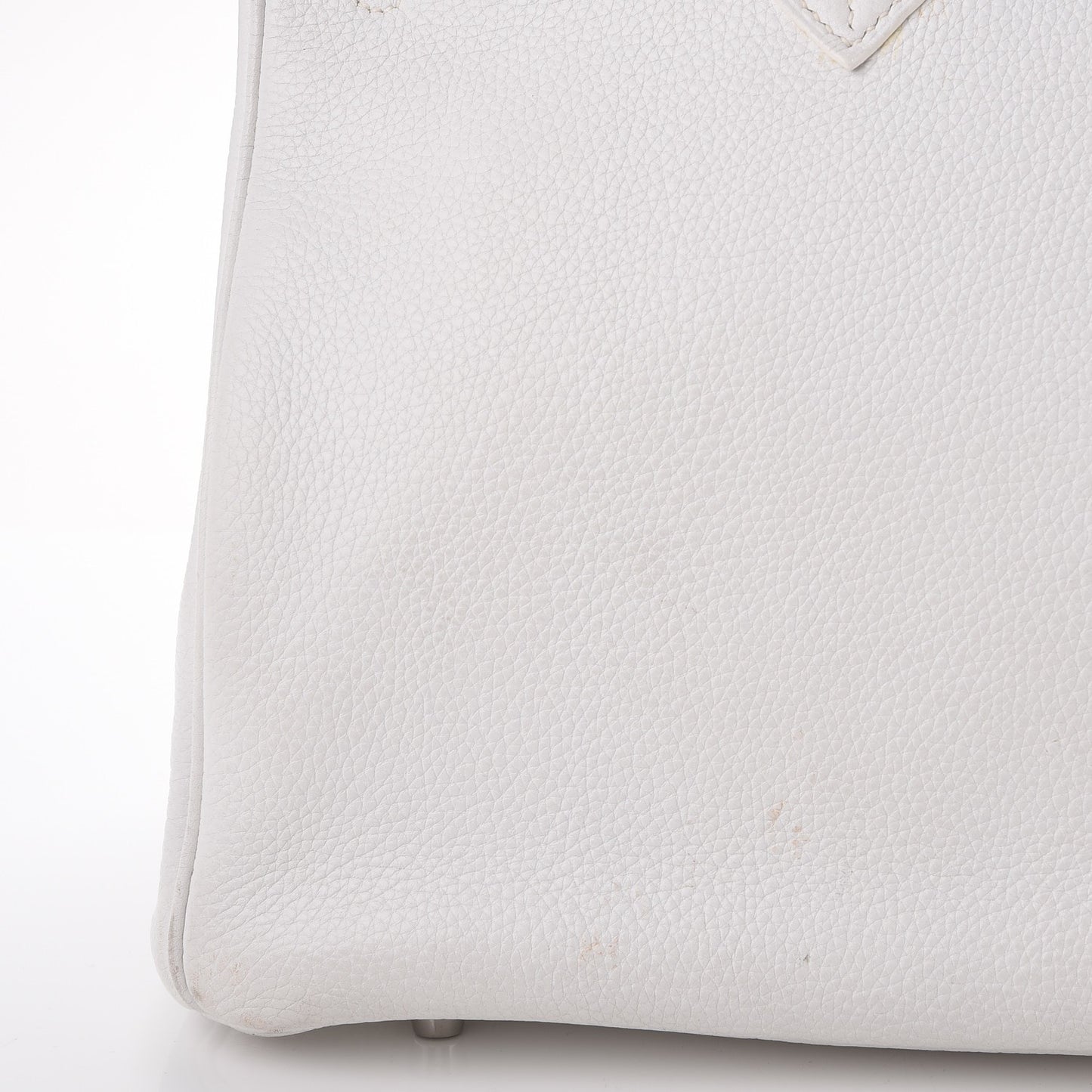 Taurillon Clemence Birkin 35 White