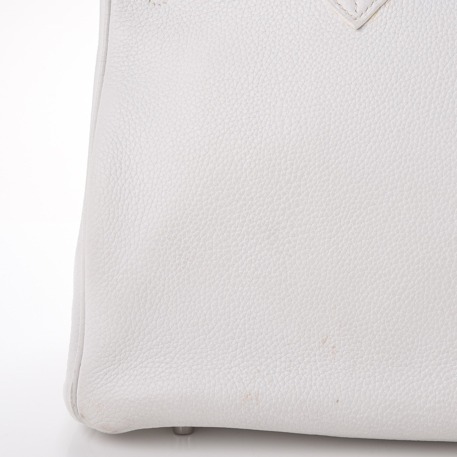 Hermes Taurillon Clemence Birkin 35 White 36 of 44