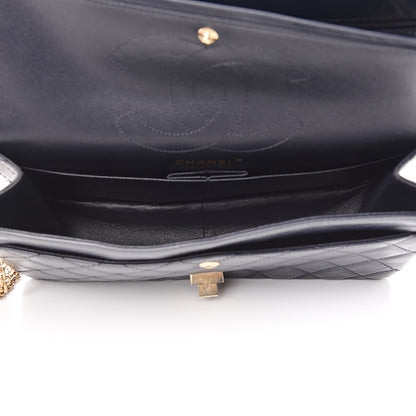 Chanel Aged Calfskin Quilted 2.55 Reissue 226 Flap Navy Blue 5 of 10