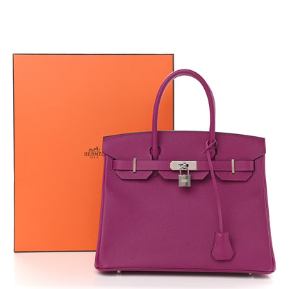 Hermes Epsom Birkin 30 Rose Pourpre 11 of 11