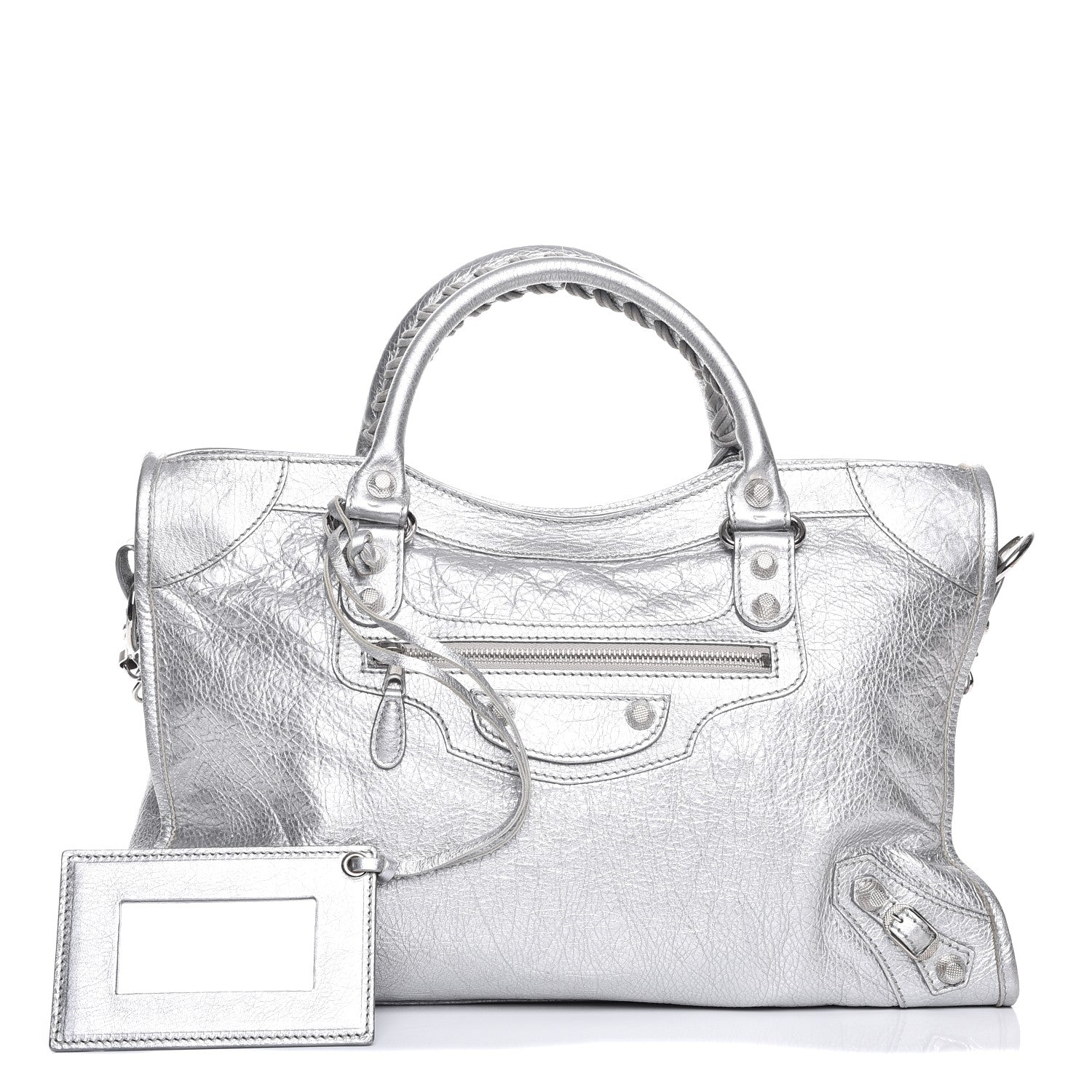 Balenciaga Agneau Giant 12 Silver Hardware City Gris Aluminum 1 of 10