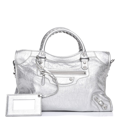 Balenciaga Agneau Giant 12 Silver Hardware City Gris Aluminum 1 of 10