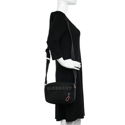 Burberry Nylon Logo Detail Crossbody Bag Black 2 of 11