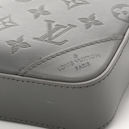 Louis Vuitton Calfskin Monogram Shadow Duo Messenger Anthracite Gray 10 of 10