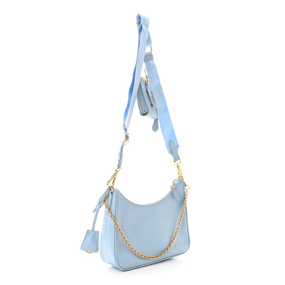 Prada Saffiano Re-Edition 2005 Shoulder Bag Celeste 3 of 11
