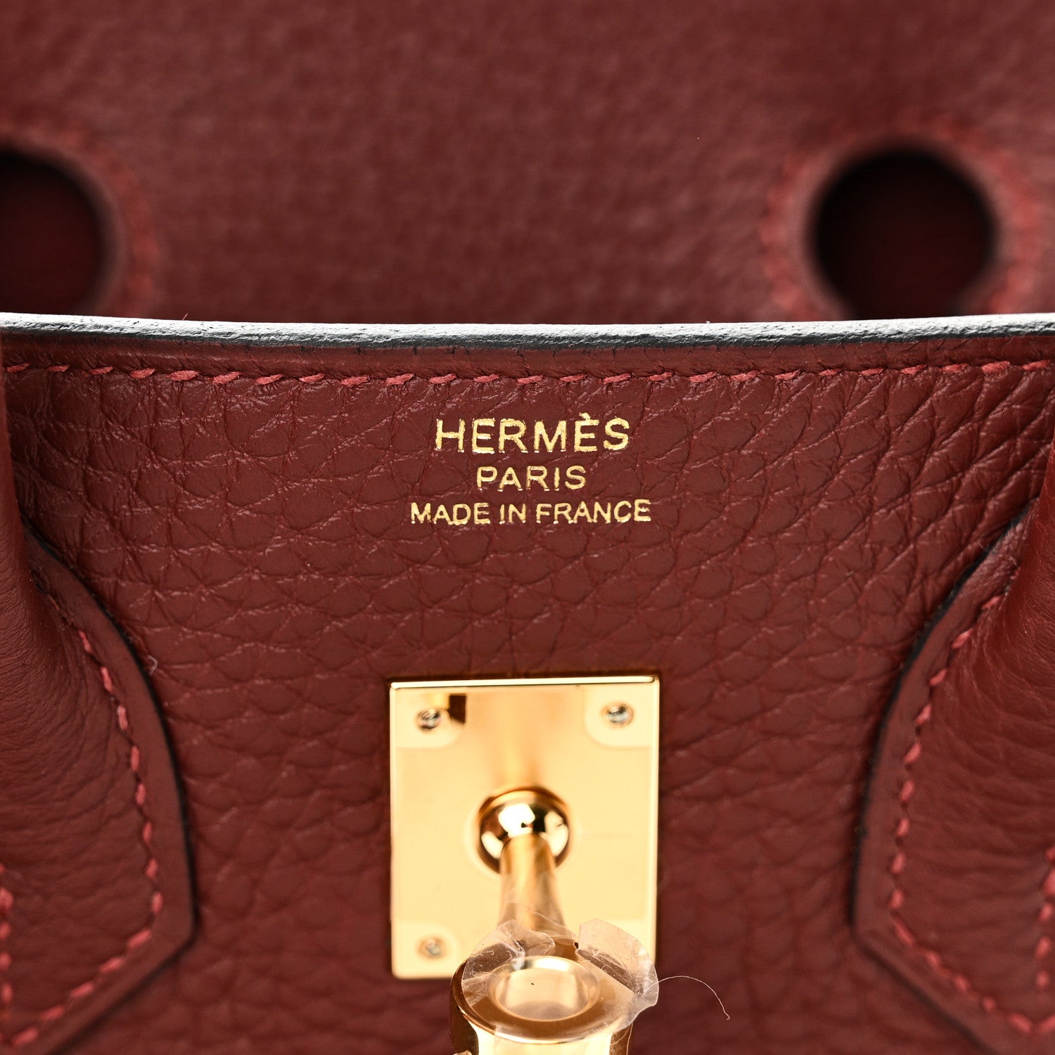 Hermes Togo Birkin 25 Rouge H 6 of 10