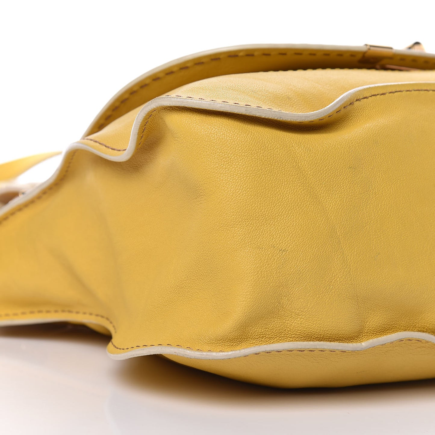 Calfskin Medium Marcie Lock Satchel Mimosa