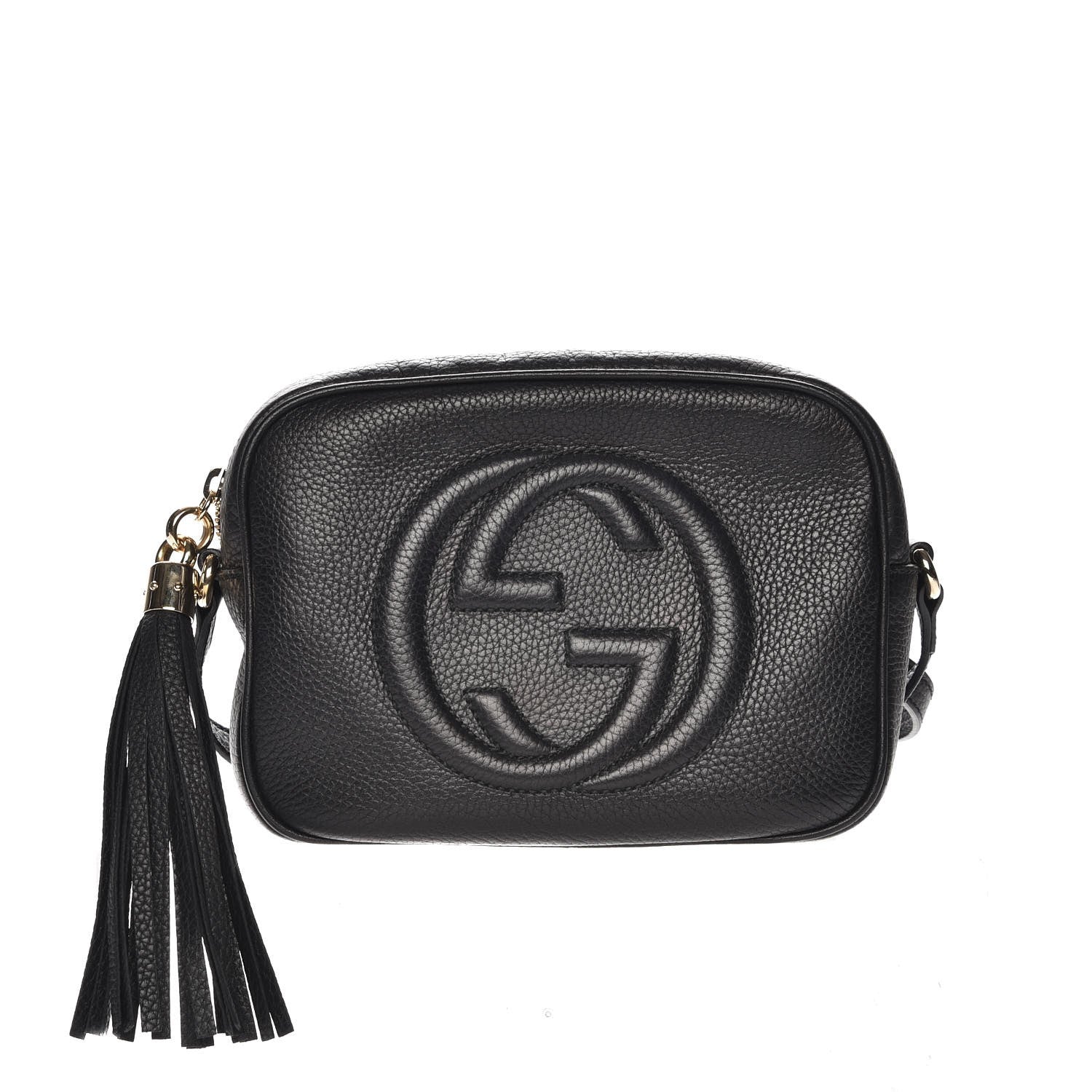 Gucci Pebbled Calfskin Small Soho Disco Bag Black 1 of 7