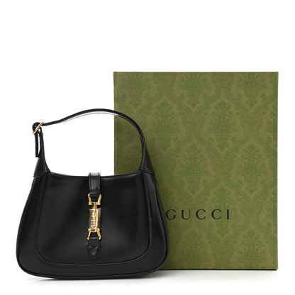 Gucci Boarded Dyana Lux Calfskin Mini Jackie 1961 Hobo Black 13 of 13