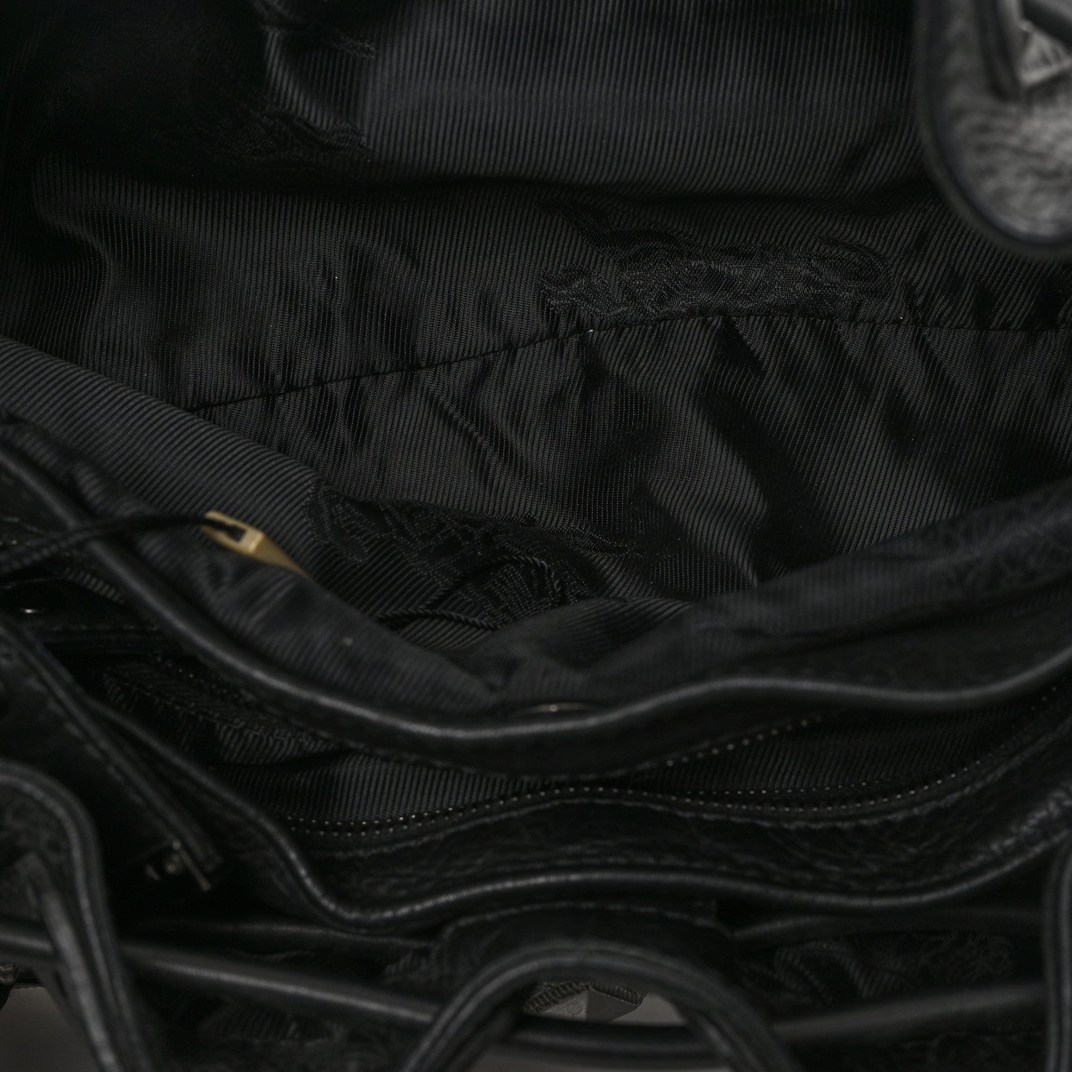 Burberry Calfskin Mason Warrior Studded Hobo Black 11 of 14