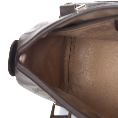 Gucci GG Plus Monogram Vintage Web Small Boston Dark Brown 10 of 25