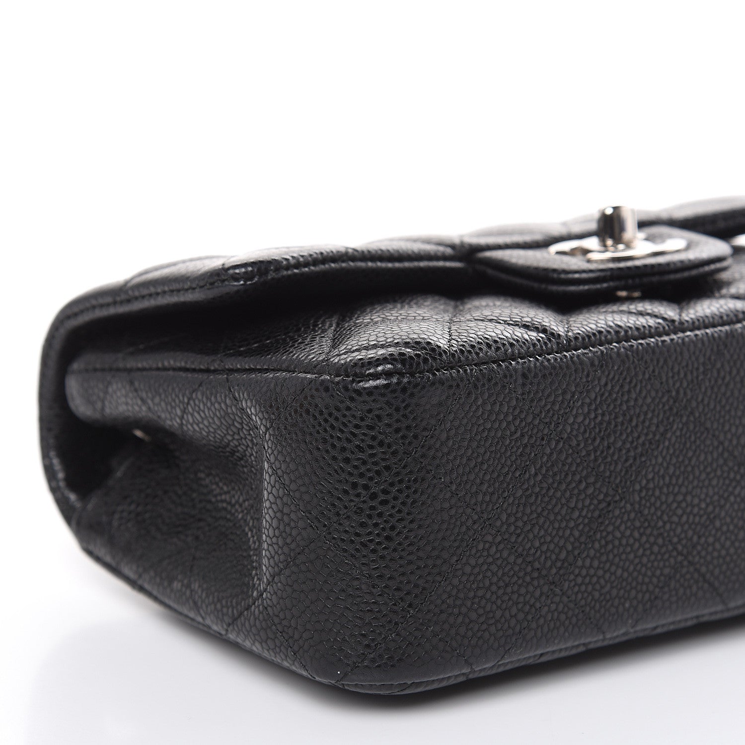 Chanel Caviar Quilted Mini Rectangular Flap Black 8 of 11