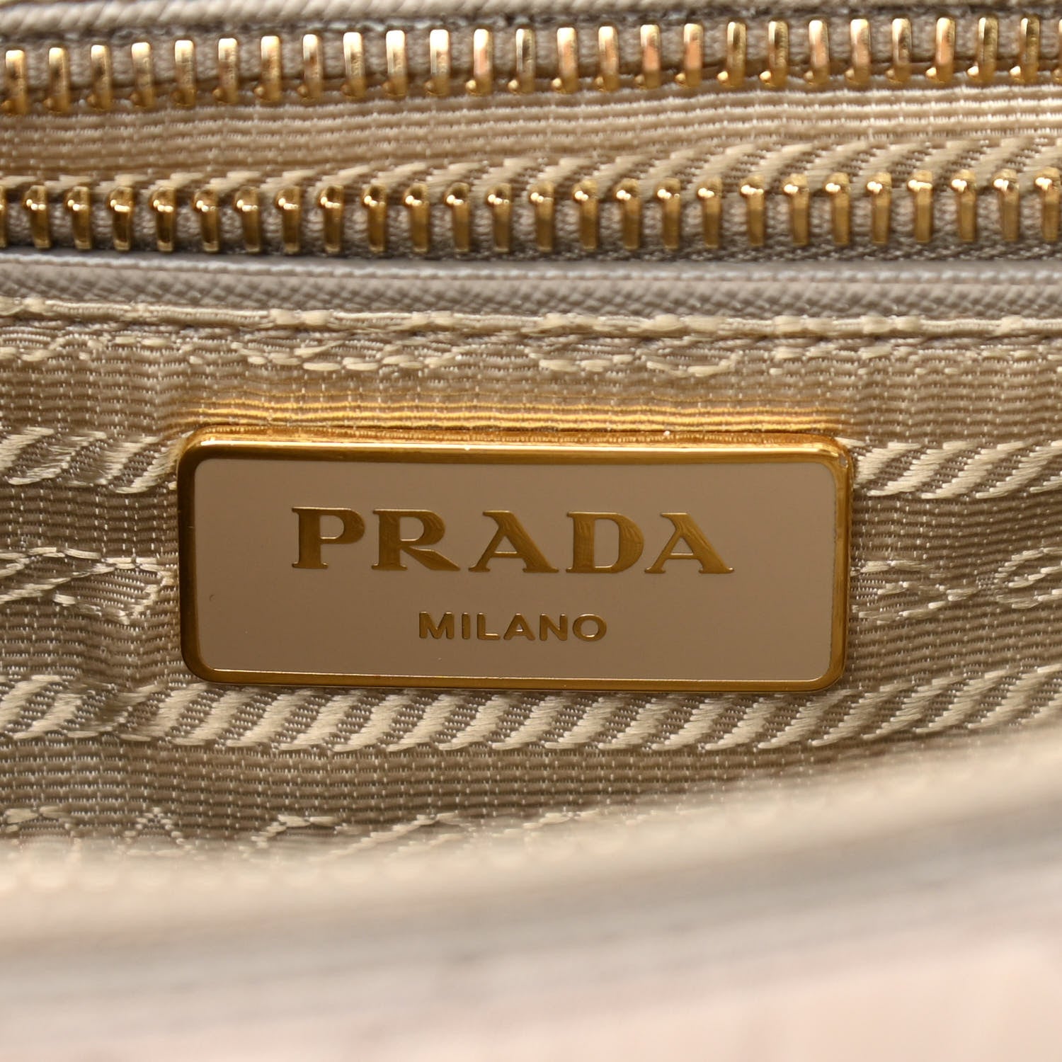 Prada Nylon Tessuto Impuntu Quilted Flap Pomice 6 of 15