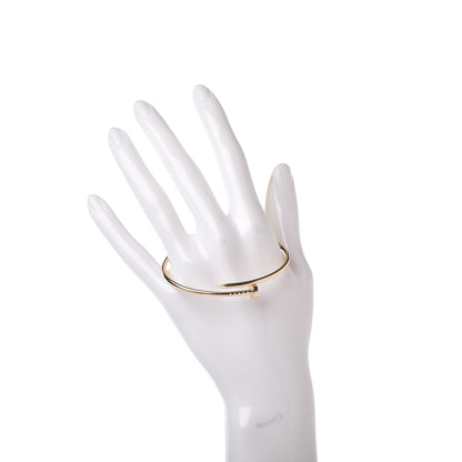 Cartier 18K Yellow Gold Small Juste Un Clou Bracelet 17 2 of 5