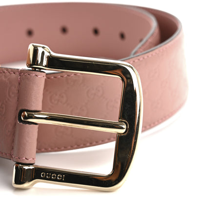 Gucci Soft Microguccissima Margaux Calfskin Belt 85 34 Soft Pink 6 of 6