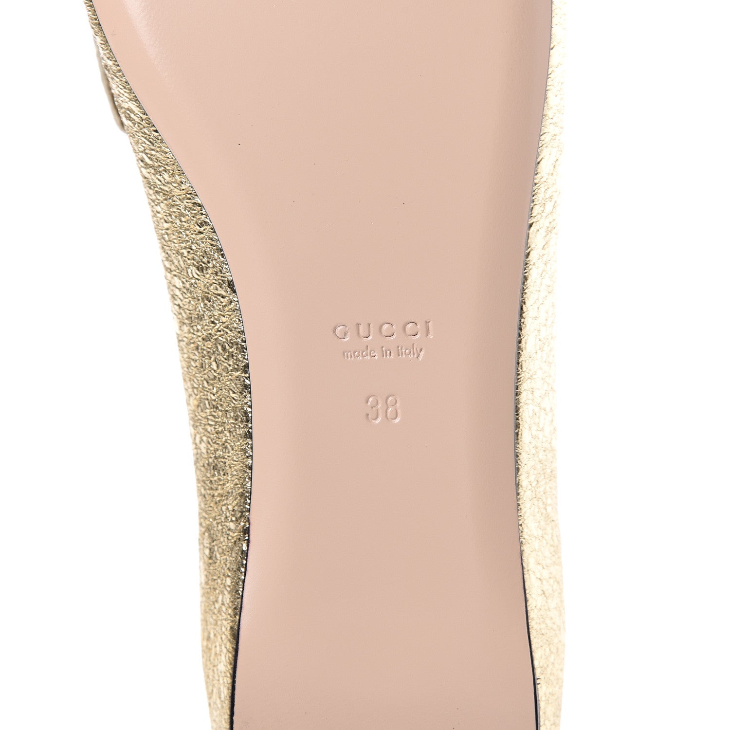 Gucci Galassia GG Marmont Fringe Flats 38 Platino 6 of 8