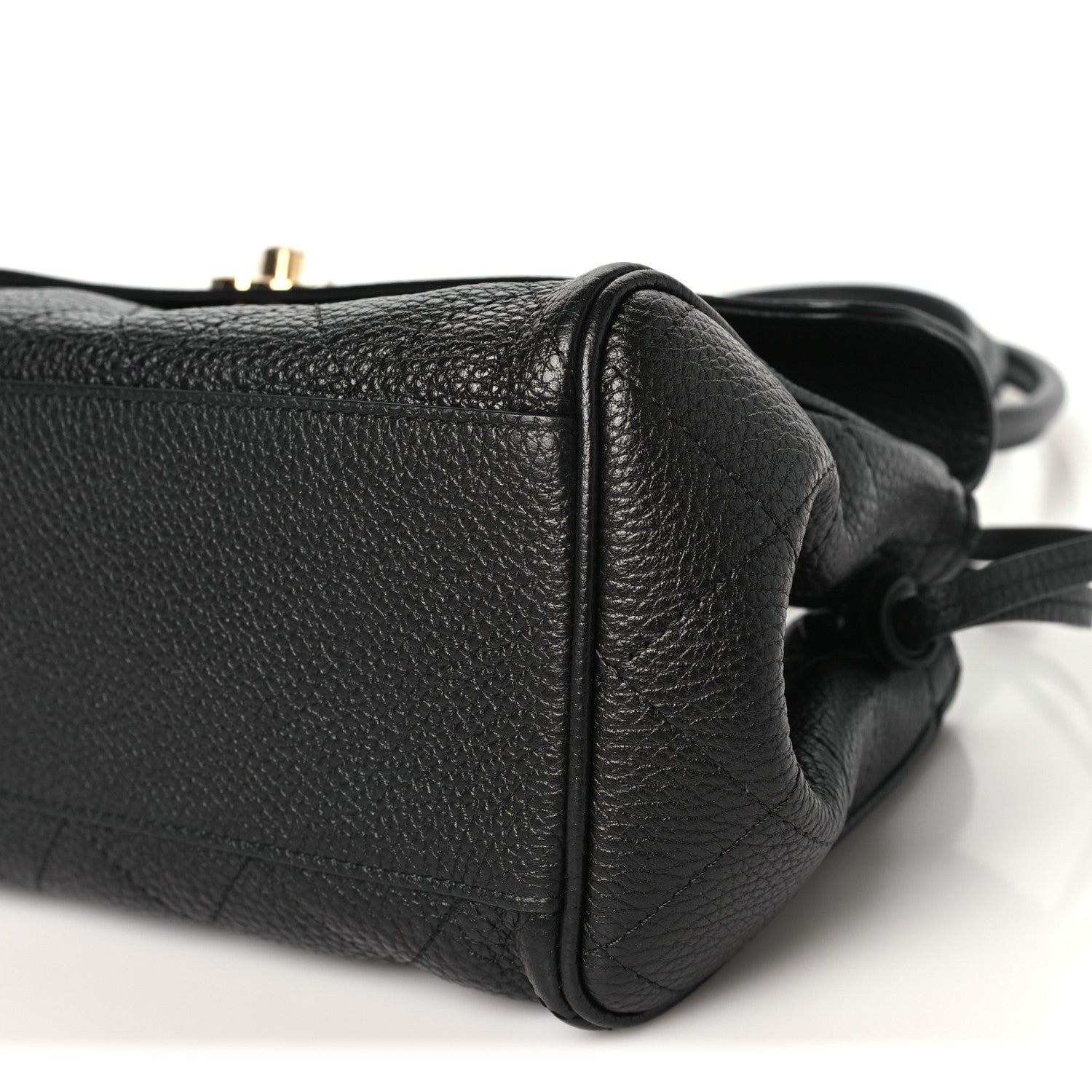 Chanel Grained Calfskin Stitched Urban Essentials Small Shopping Bag Black 10 of 10