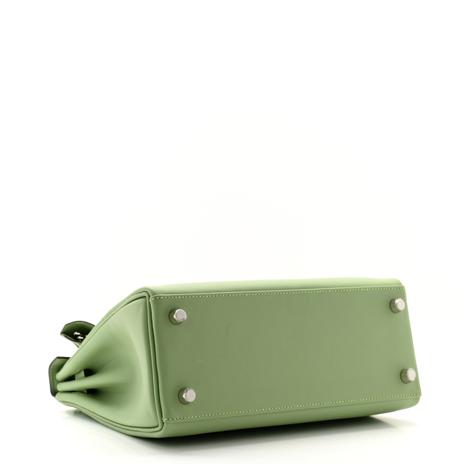 Hermes Swift Kelly Retourne 25 Vert Criquet 4 of 11