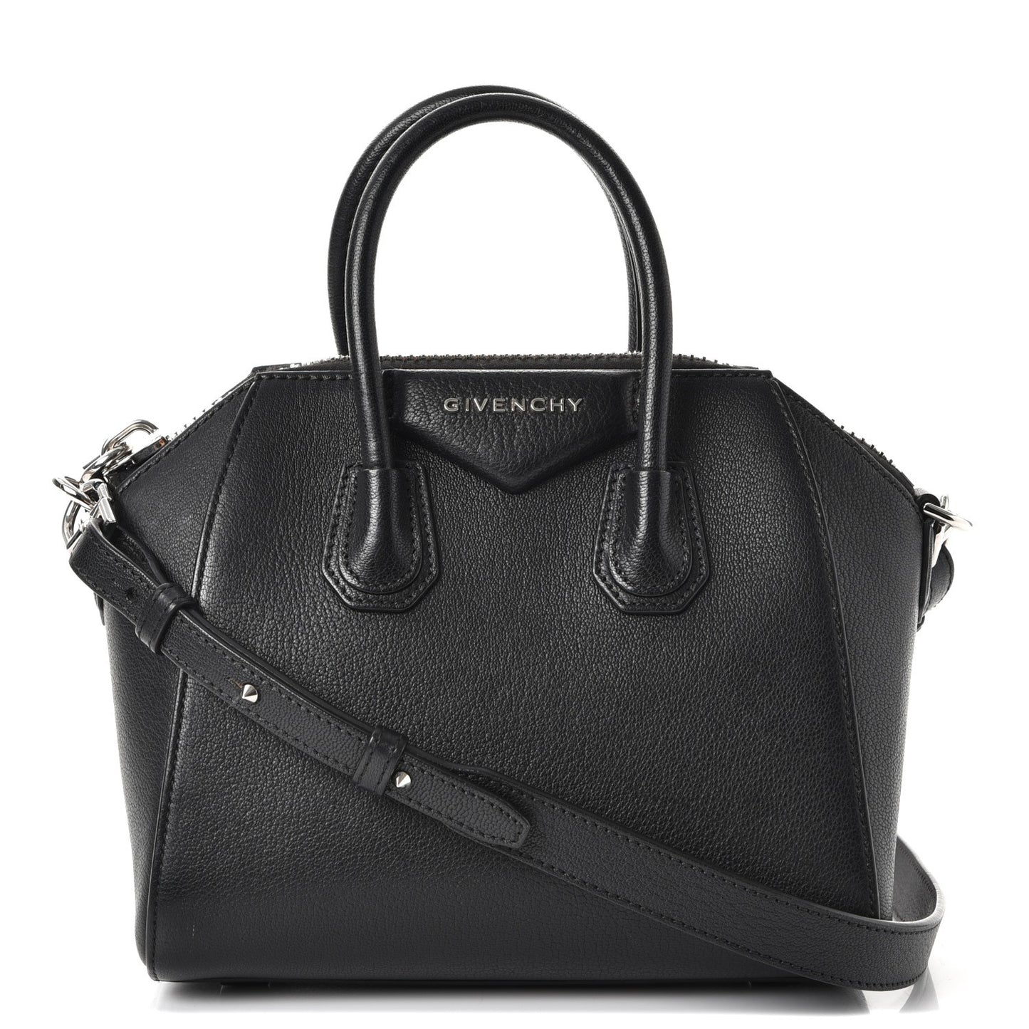 Sugar Goatskin Mini Antigona Black