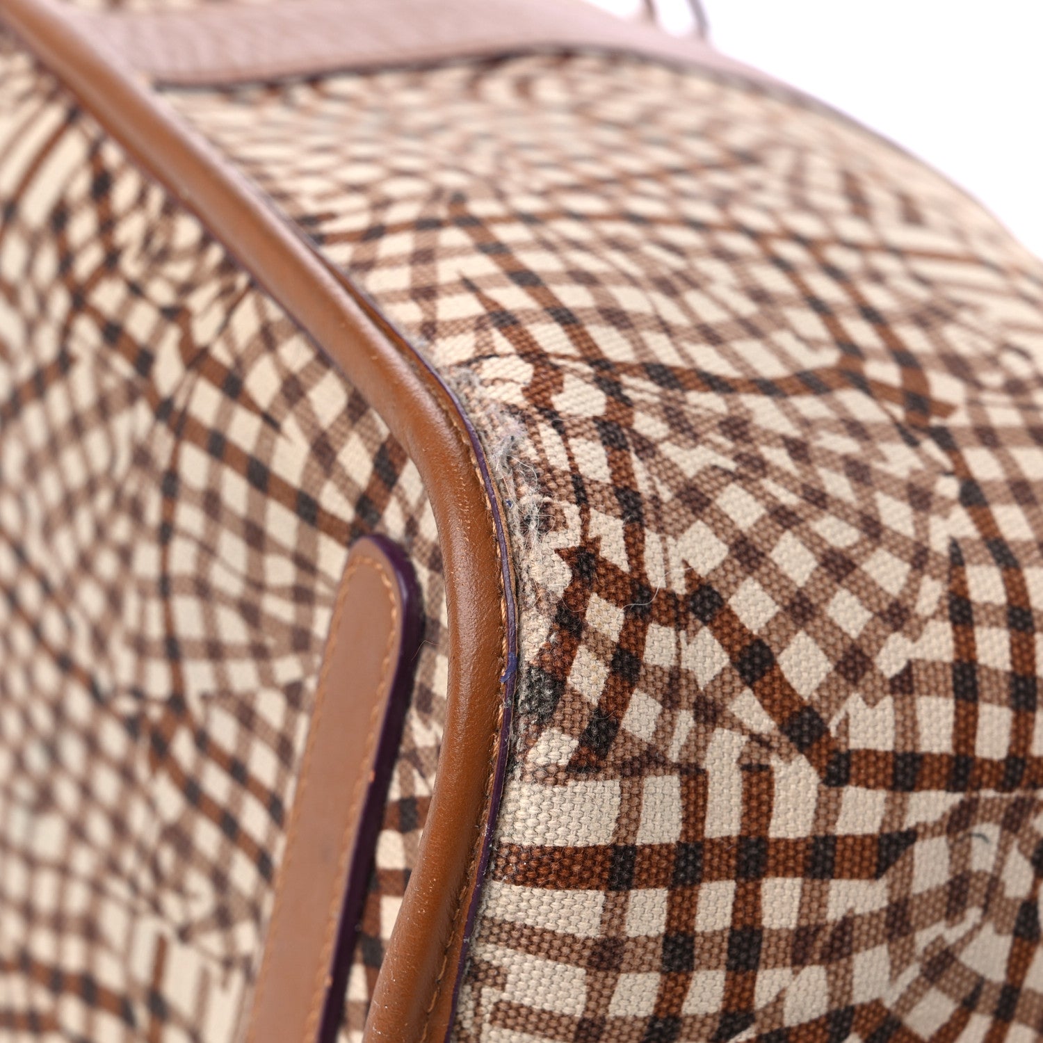 MCM Visetos Medium Liz Reversible Shopper Tote Cognac 14 of 18