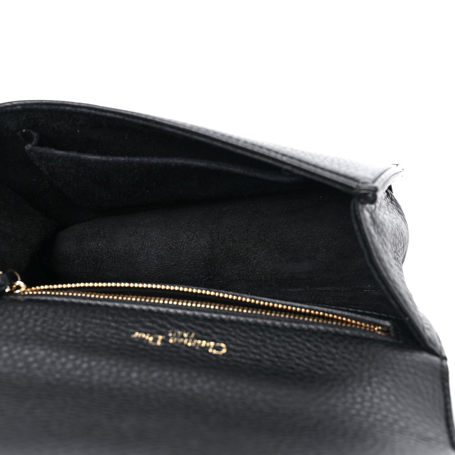 Christian Dior Grained Calfskin Small Diorama Flap Bag Black 5 of 12