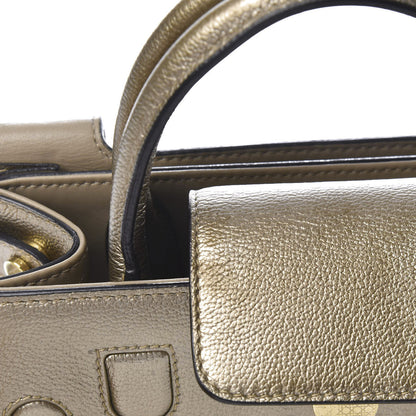 Christian Dior Metallic Grained Calfskin Mini Diorever Flap Bronze 12 of 14