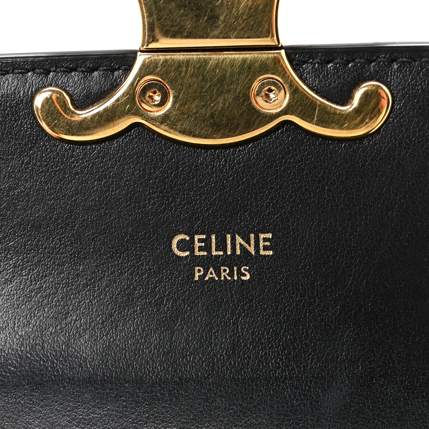 Shiny Calfskin Mini Claude Black