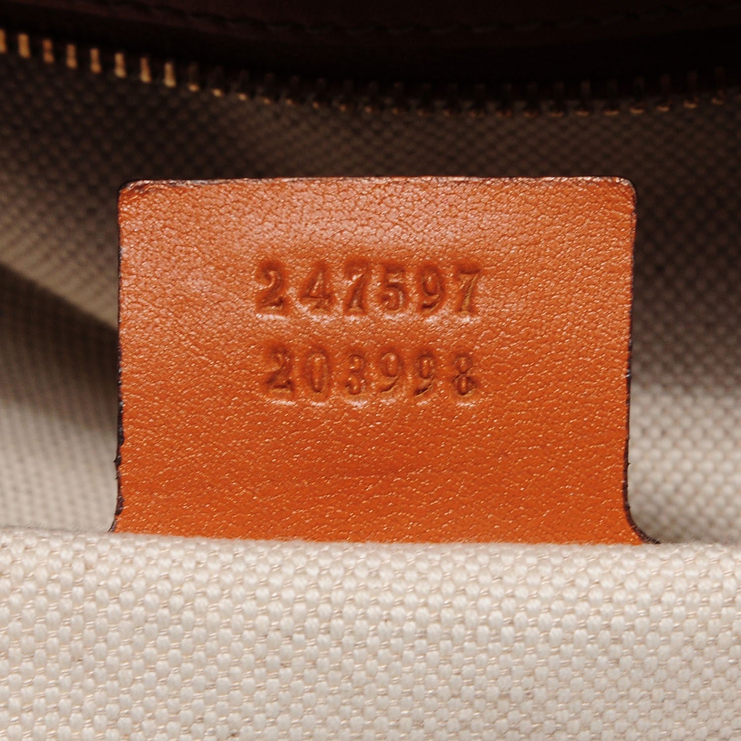 Gucci Monogram Medium Heritage Shoulder Bag Light Tobacco 7 of 7