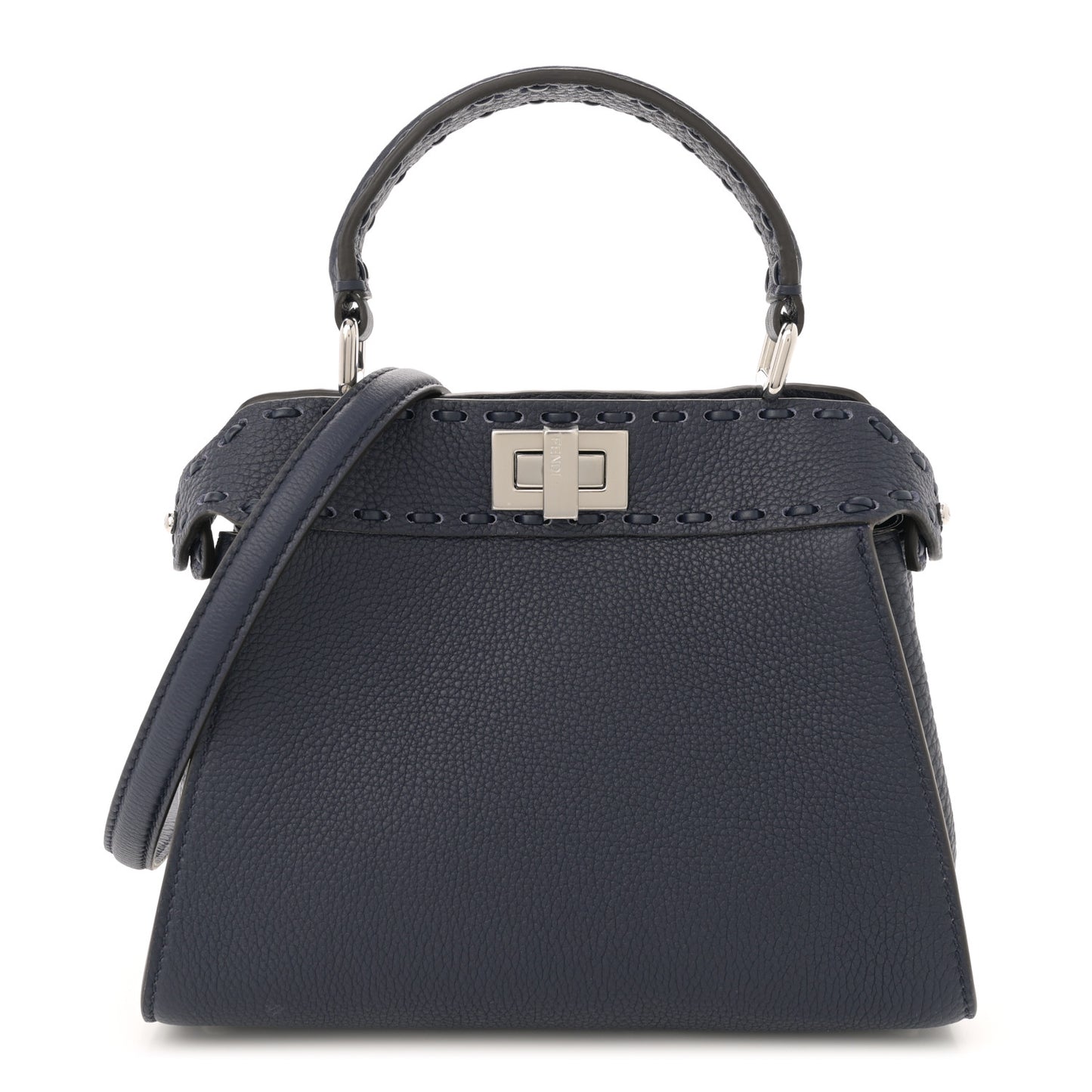 Cuoio Roma Sellerissima Nappa Sintetica Tape Stitch Mini Peekaboo Notte