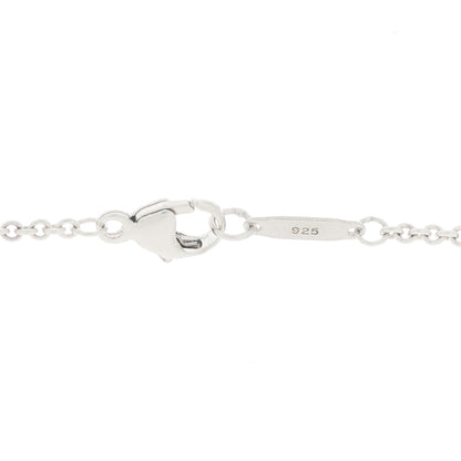 Tiffany Sterling Silver 1837 Bar Pendant Necklace 3 of 6