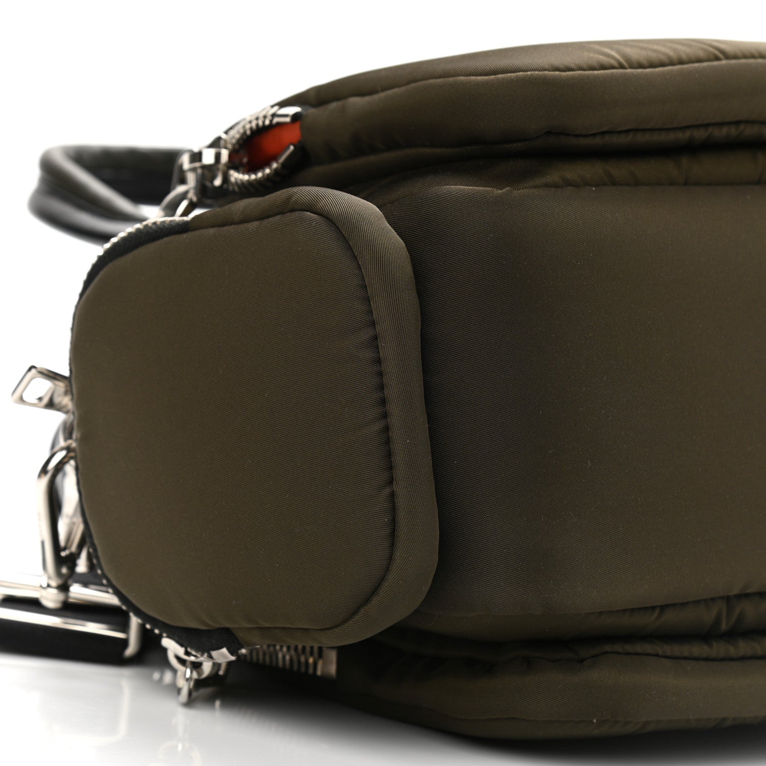Prada Tessuto Nylon Pocket Top Handle Cargo Bag Mimetico Black 9 of 12