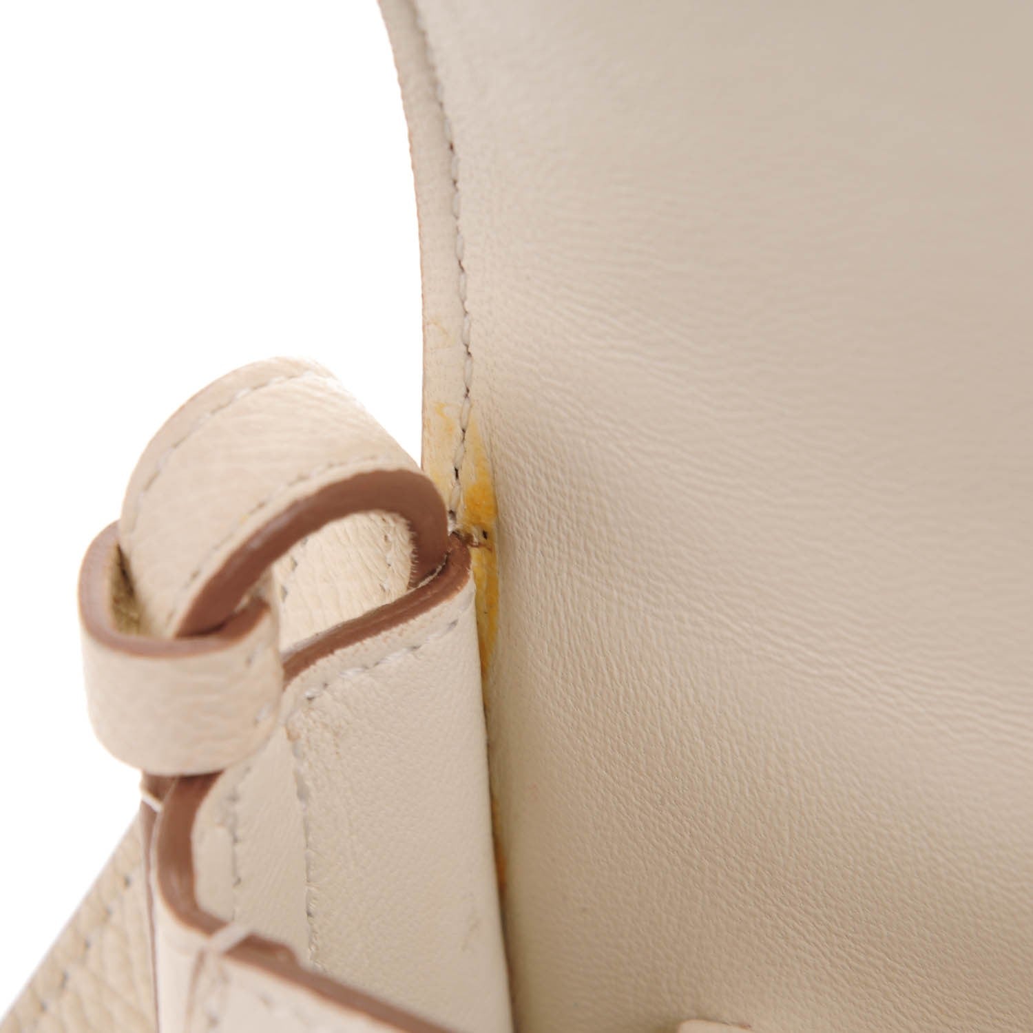 Celine Grained Calfskin Small Trotteur White 8 of 8