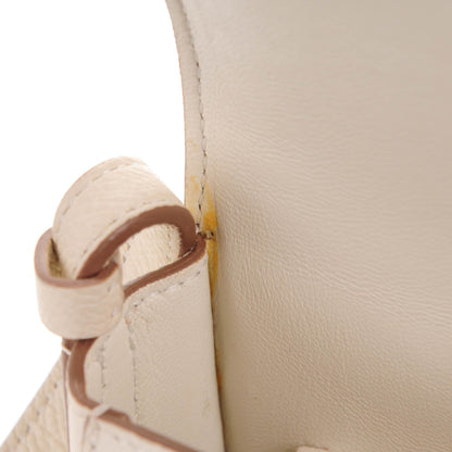 Celine Grained Calfskin Small Trotteur White 8 of 8