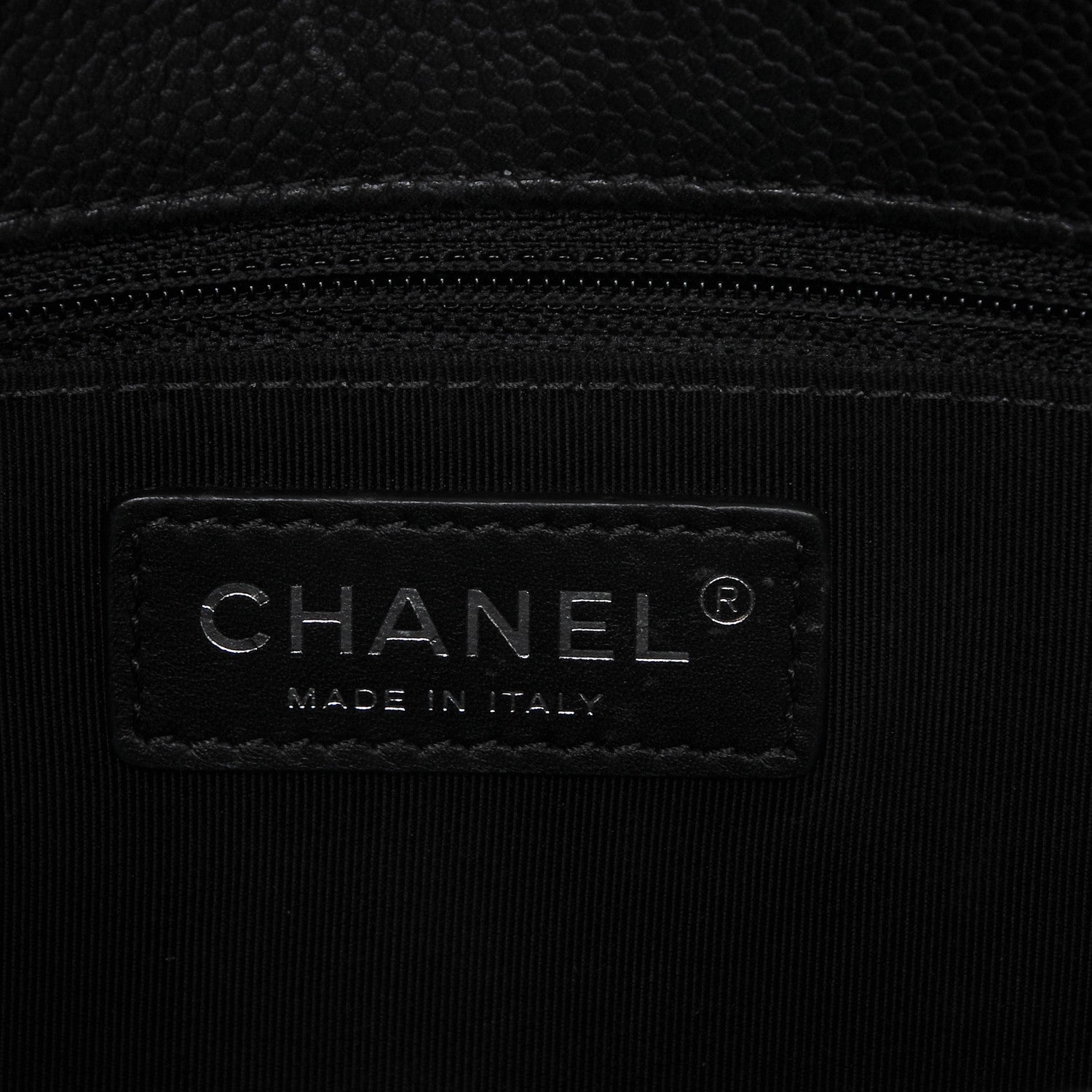 Chanel Caviar Quilted City Shopping Tote Black 6 of 7