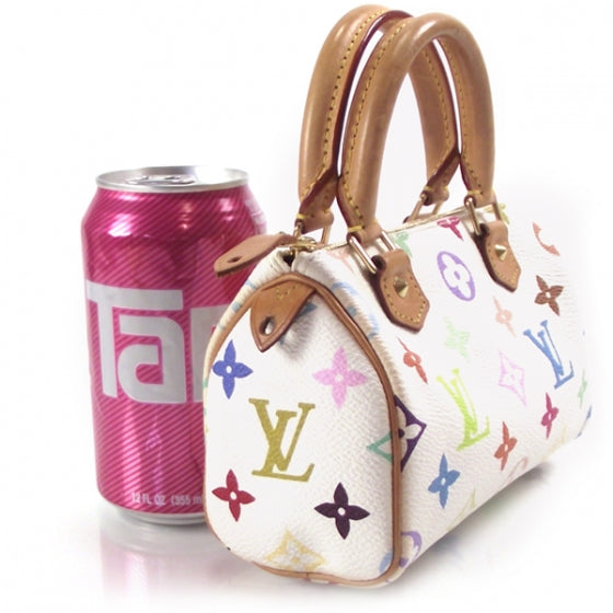 Monogram Multicolor Mini Sac HL Speedy White