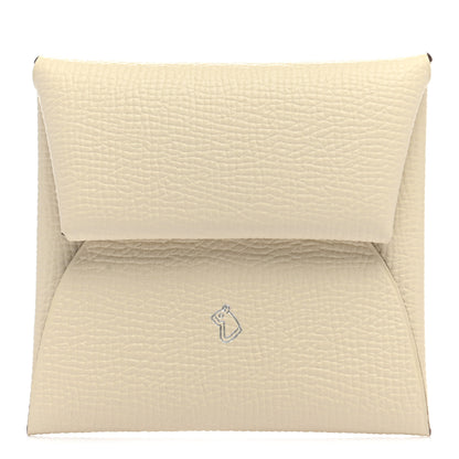 Hermes Epsom Horseshoe Verso Bastia Coin Purse Nata Gold 1 of 9