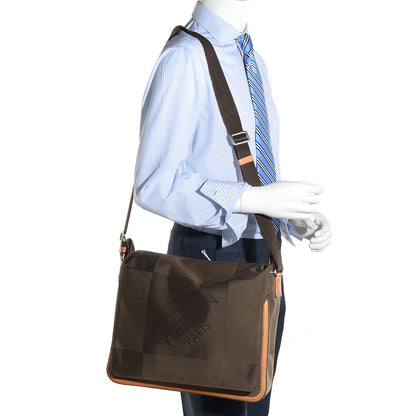 Louis Vuitton Damier Geant Messenger Bag Terre 2 of 8