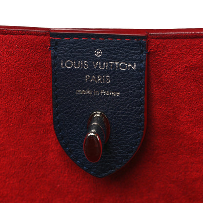 Louis Vuitton Calfskin Braided Lockme Cabas Marine Rouge 6 of 10