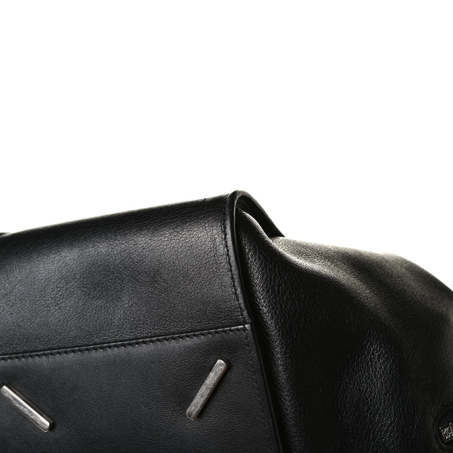 Calfskin Small Hammock Shoulder Bag Black