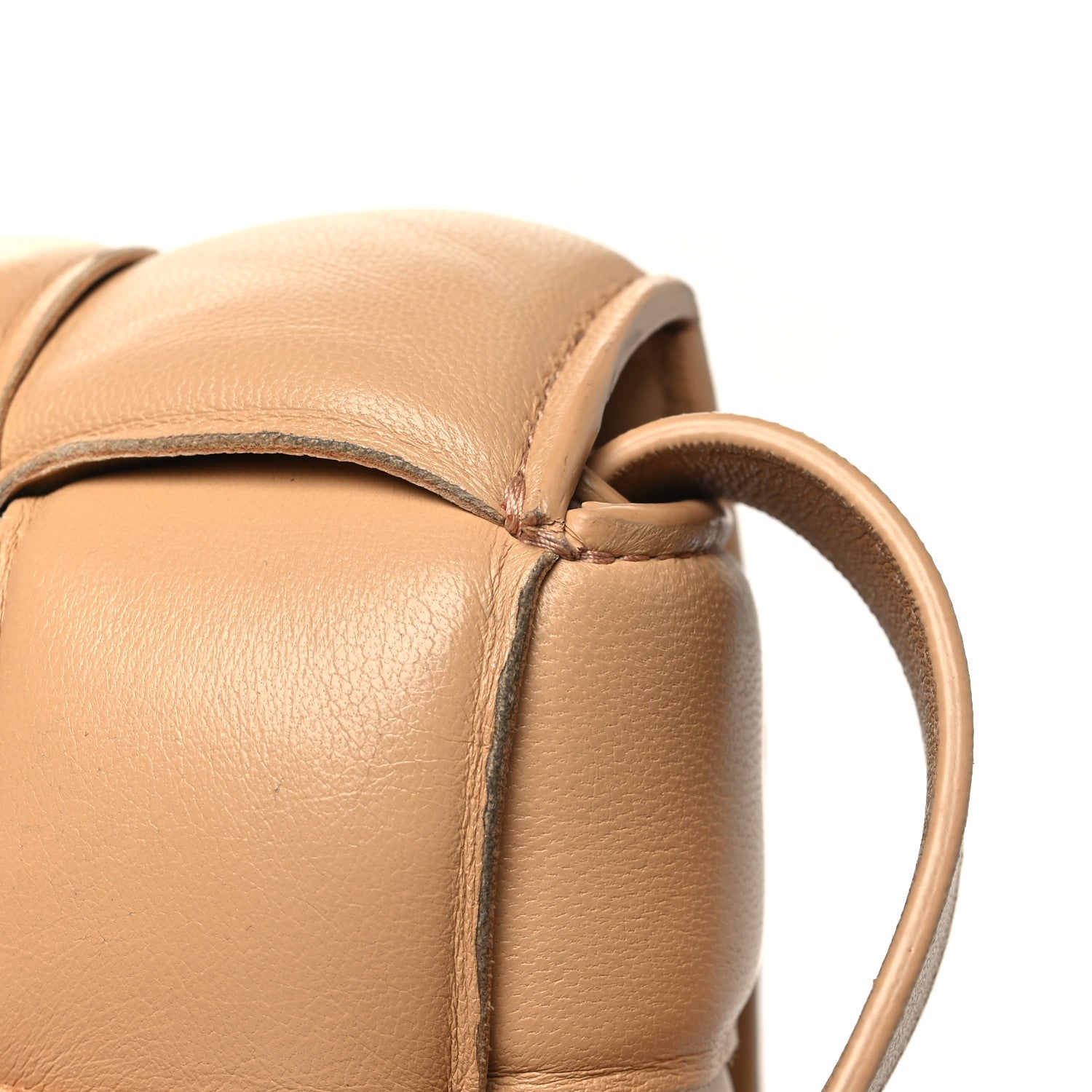 Bottega Veneta Nappa Maxi Intrecciato Padded Cassette Crossbody Bag Almond 12 of 12