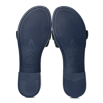 Christian Dior Technical Stretch Fabric Camouflage Dio(r)evolution Slide Sandals 41 Deep Blue 5 of 8