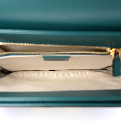 Gucci Azalea Calfskin Horsebit 1955 Shoulder Bag Imperial Blue Pavone Imperial Blue Pavone 5 of 11