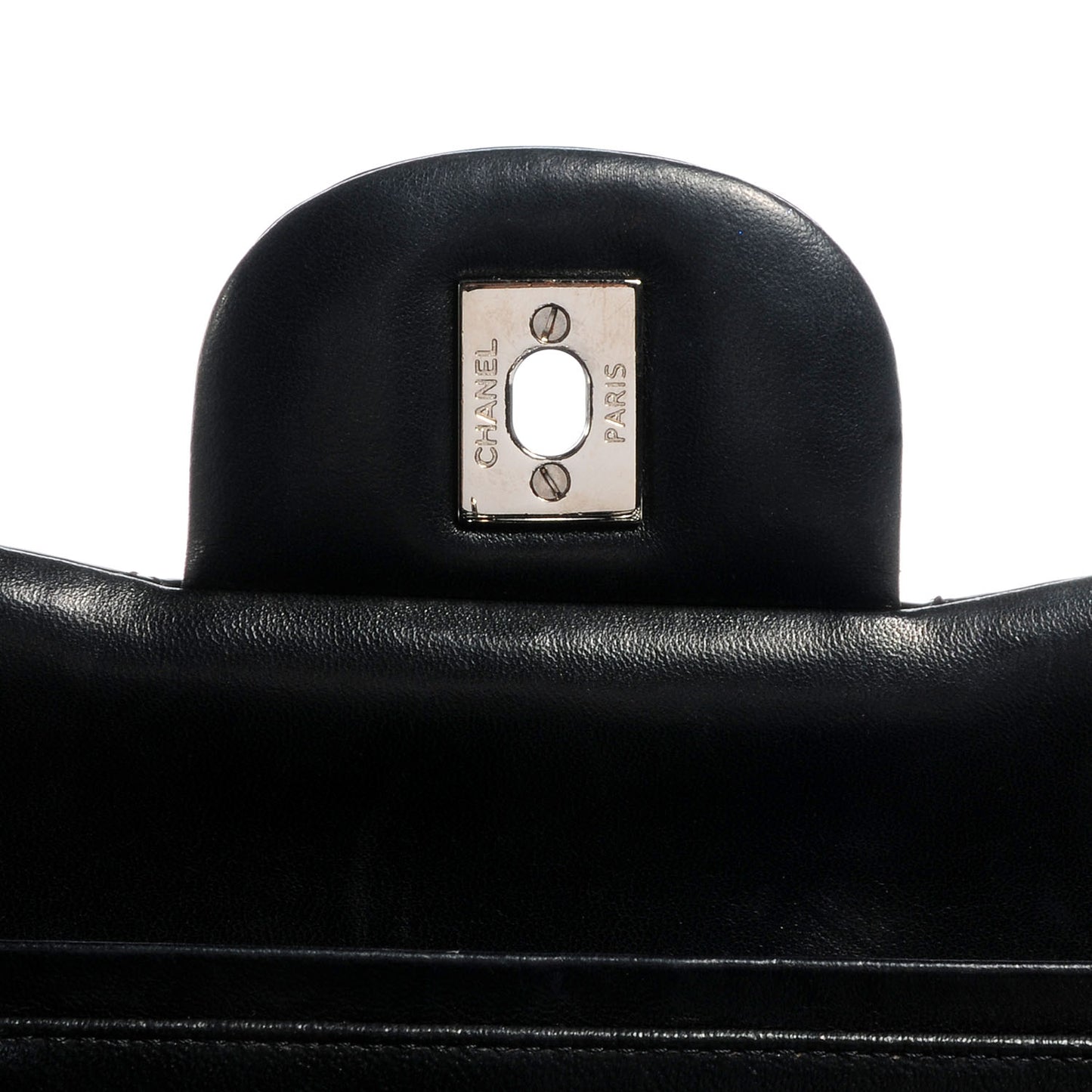 Patent Jumbo Double Flap Black