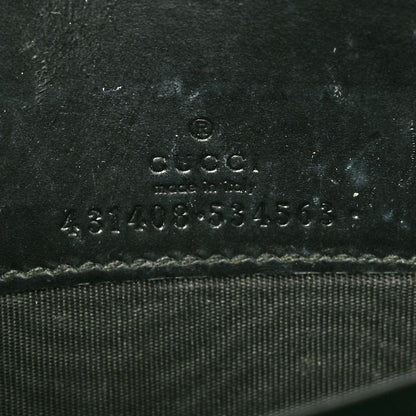 Gucci Guccissima Signature Bowy Chain Wallet Black 6 of 16